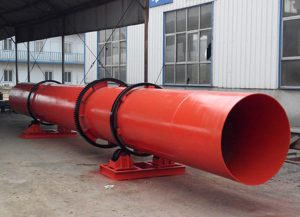 小型有機肥烘干機實拍